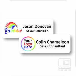 PVC Name Badge with Pin Clip